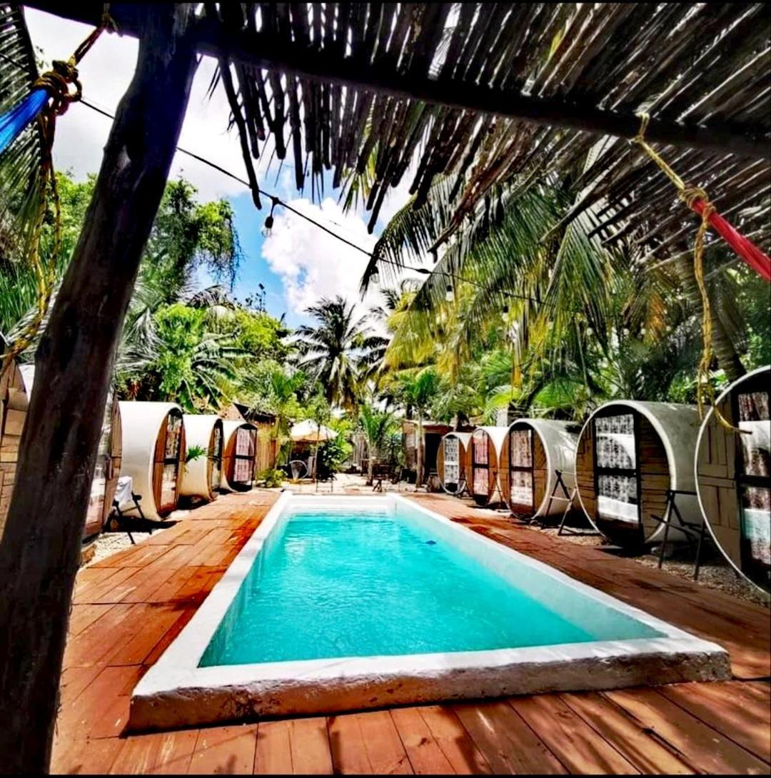 Kulu Tubohostel Bacalar Buitenkant foto